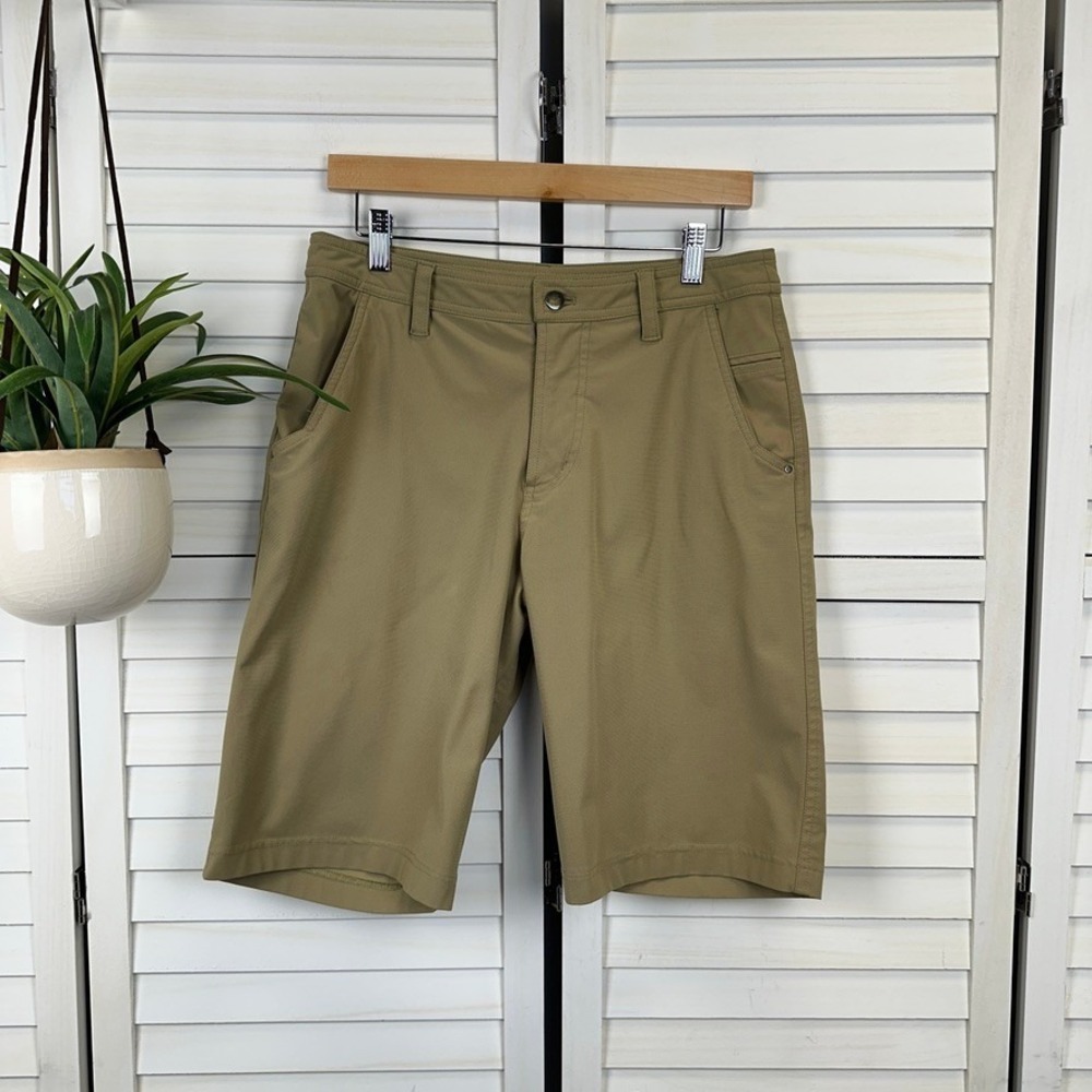 Lululemon Khaki Kahuna Commission Golf Shorts Stretch Casual Mens Size 32‎
